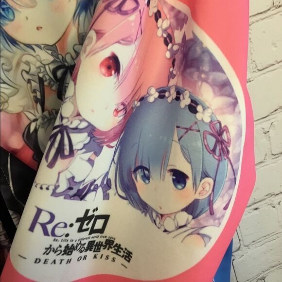 Death Or Kiss Rem&Ram Japan Anime Full Zip Hoodie Women Sweatshirt Size L. - Picture 3 of 14